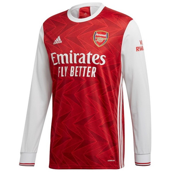 Tailandia Camiseta Arsenal 1ª ML 2020-2021 Rojo